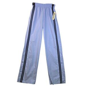 No Boundaries XXS Snap Side Athletic Pants Elastic Waist Blue Lightweight